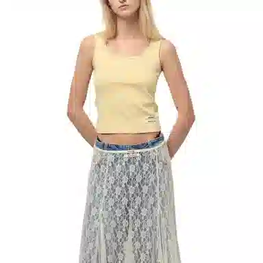 MARDI MERCREDI SS25 TANK SCOOP NECK DOUBLE