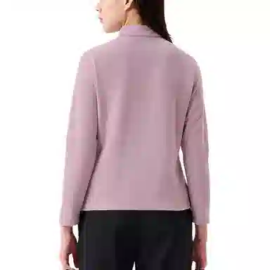 探路者 舒适保暖防风绒感外套 女款 雾光紫