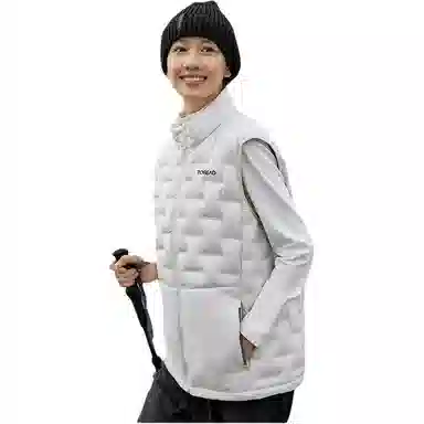探路者 旅行户外系列 立领拉链舒适休闲马甲 男女同款