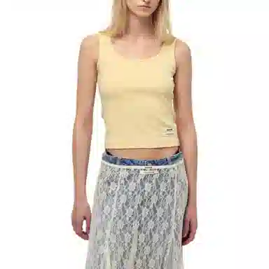 MARDI MERCREDI SS25 TANK SCOOP NECK DOUBLE