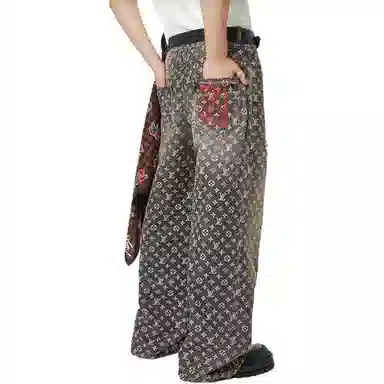 Louis Vuitton FW22 Logo Jeans