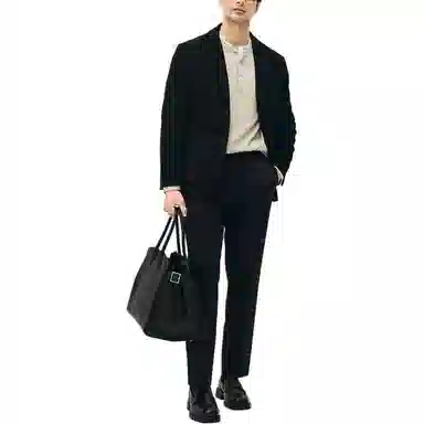 丹宁哲学 高端新西兰头层休闲长袖皮衣 男款