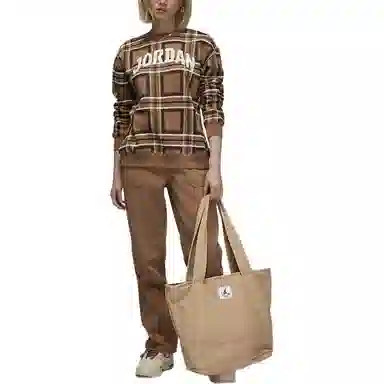 Jordan Brooklyn Fleece Brown/White