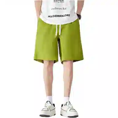 金盾 夏季五分裤宽松纯色休闲短裤 男款