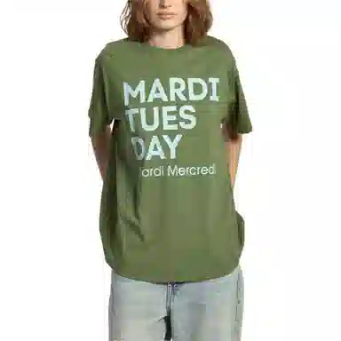 MARDI MERCREDI TSHIRT DU MARDI_OLIVE SKY FW25T