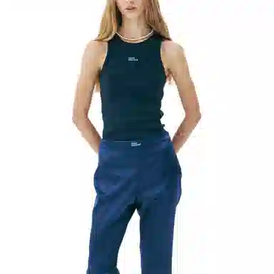 MARDI MERCREDI SS25 TANK RACER ESSENTIAL_NAVY SKY