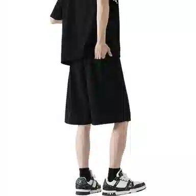 Dunhuang Museum Retro Colorblock Shorts