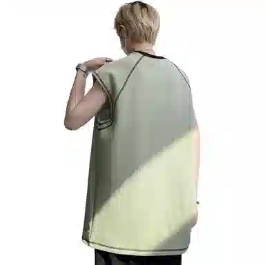 单爵 解构缝线运动夏季外穿背心 男女同款