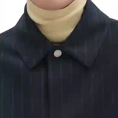 HERMES FW25 Detachable Hood Coat