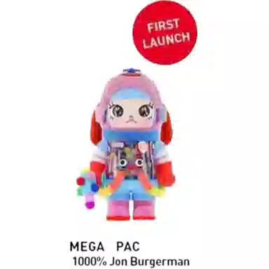 POP MART 1000 Mega space molly Jon Burgerman