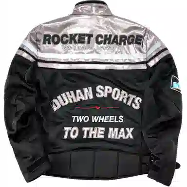 杜汉 网眼透气复古巡航夹克摩托车服骑士服 男女同款