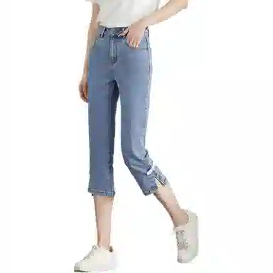 潞优野 休闲百搭时尚牛仔裤 女款