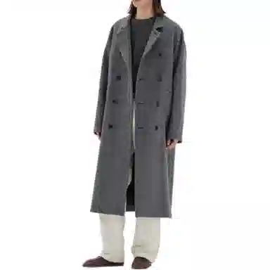 Auralee FW25 SHETLAND WOOL DOUBLE CLOTH COAT