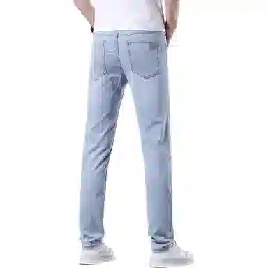 炳盛 直筒舒适简约百搭时尚牛仔裤 男女同款