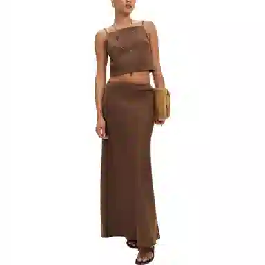 REFORMATION Bella Linen Skirt