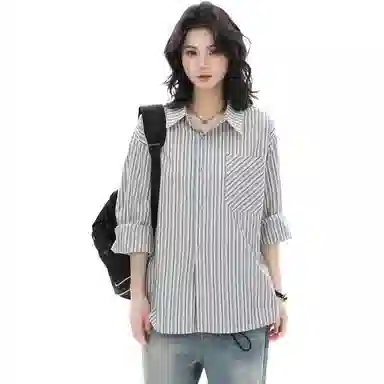 Gongnu Casual Striped Shirt