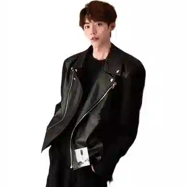 【痞帅休闲风斜拉链机车皮衣】布客行 狂野硬朗不羁摇滚叛逆霸气硬汉宽松软工装美拉德色系个性做旧廓形百搭外套夹克 男女同款