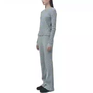 RestRecreation LOGO PATTERN WAFFLE TOP FW25T