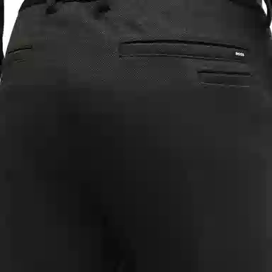 HUGO BOSS Trousers In Structured Performance-Stretch Material