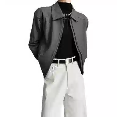 黑马漫画 美式复古款外套男秋季潮牌高级感痞帅翻领西装 男女同款