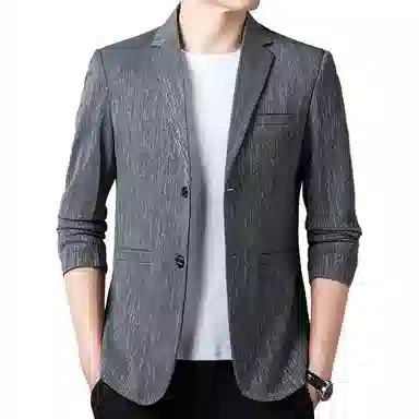 卡丹狄诺 男士西服秋季宽松简约单西上衣潮流春季轻商务休闲职业装西装外套 男款