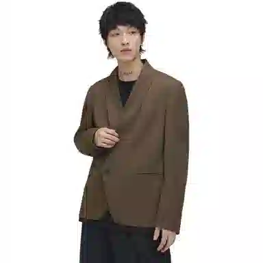 HERBEL Cross Single-Breasted Jacket