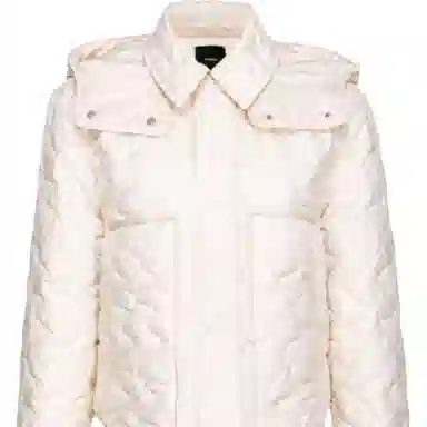 PINKO Hooded Short Cotton Jacket