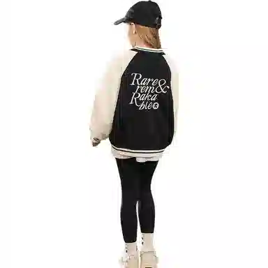 韩素伊棒球服 运动休闲复古 青少年