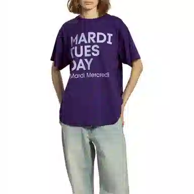 MARDI MERCREDI TSHIRT DU MARDI_PURPLE LAVENDER FW25T