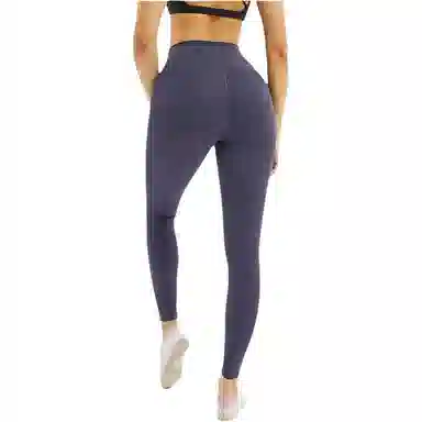 欧迪芬  九分裤轻盈柔顺运动舒适收腰吸湿排汗柔软简约优雅  瑜伽长裤  女款