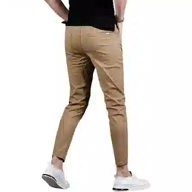 吉肯蒂 薄款九分休闲修身小脚牛仔裤 男款
