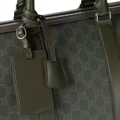Gucci GG Pattern Travel Bag Green