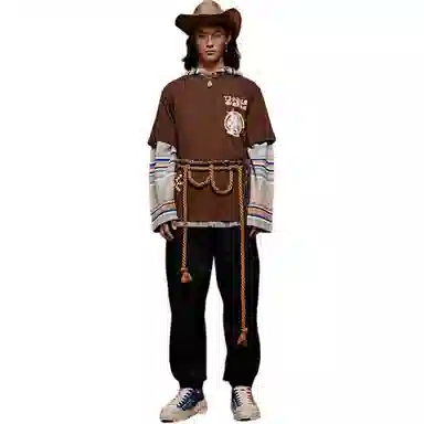 中国李宁 纯色中腰束脚运动裤 男款 黑色