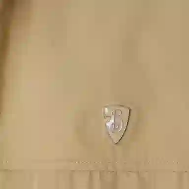Burberry SS25 Logo Badge Zip Jacket Khaki