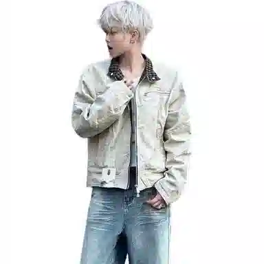 【城市冒险者工装机能装备外套】布客行 重磅面料拼接格纹细节打造复古高街感通勤日常防风防水保暖无缝切换拒绝撞衫夹克 男女同款