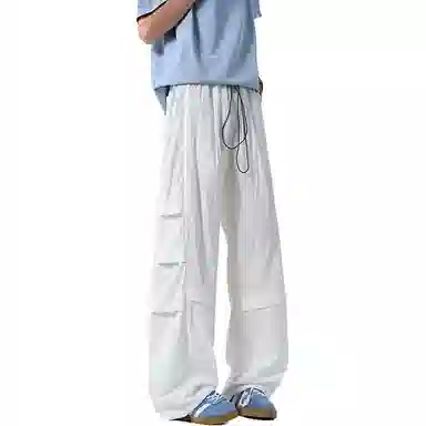 沐诚阳译 美式风格夏季凉感速干垂感大码服饰休闲裤 男女同款