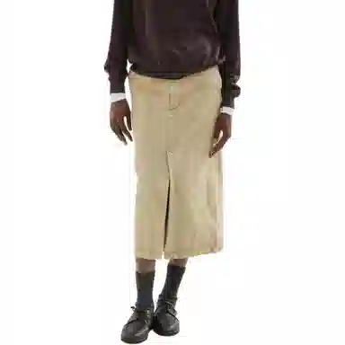 Auralee FW25 PRODUCT DYED FINX CHINO SKIRT