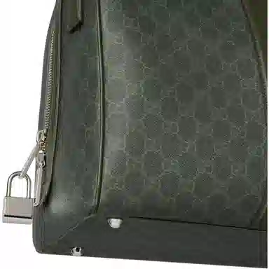 Gucci GG Pattern Travel Bag Green