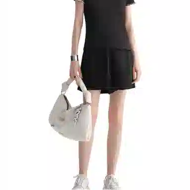 KARL LAGERFELD Satin Shorts Black