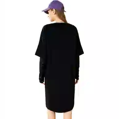 木果果木 美式复古宽松蕾丝长袖连衣裙 女款