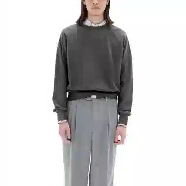 Auralee FW25 PRODUCT DYED PIMA LIGHT SWEAT PO T