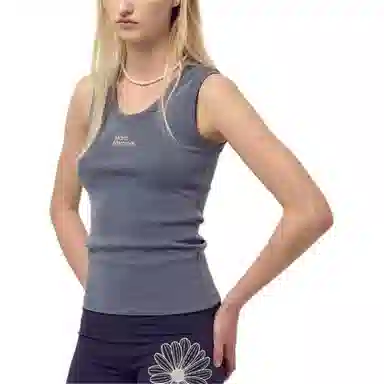 MARDI MERCREDI FW25 SLEEVELESS TOP PIGMENT WASHING_INDIAN PINK CREAM