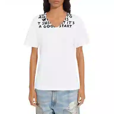 MM6 Maison Margiela SIDA V-neck T-shirt