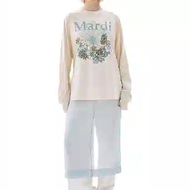 MARDI MERCREDI FLOWERMARDI JARDIN_BUTTER MOSSGREEN FW25T