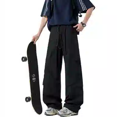 沐诚阳译 美式风格夏季凉感速干垂感大码服饰休闲裤 男女同款