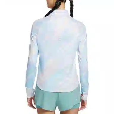 Nike AS W NK SWIFT DF HZ TOP AOP logo T