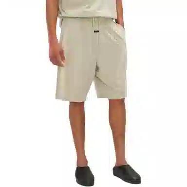 Fear of God Essentials Basketball Fleece Short Heather Stone