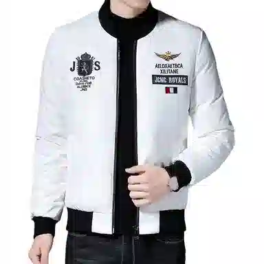 Prince Dragon Warm Baseball Collar Cotton Jacket
