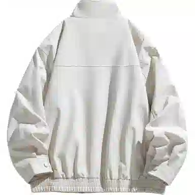 稻草人 美式飞行员情侣潮牌高级感外套宽松赛车机车棒球服时尚潮男青少年学生痞帅上衣夹克 男女同款