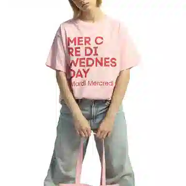 MARDI MERCREDI TSHIRT DU MERCREDI_LIGHTPINK FW25T